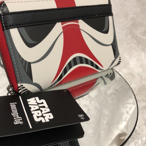 Star Wars Bundle Long Zip Around Wallet by Loungefly & StormTrooper Cap & BP. - Picture 3 of 17